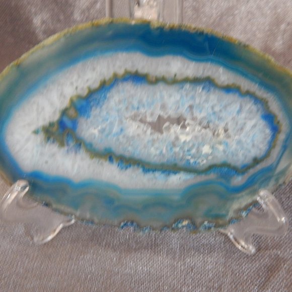 Set of Polished Brazilian Agate Slices - Picture 7 of 9